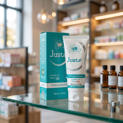Juste Purifying Cleanser - Vitamin B6 (0.6%) + Niacinamide (Vitamin B3) (0.6%)
