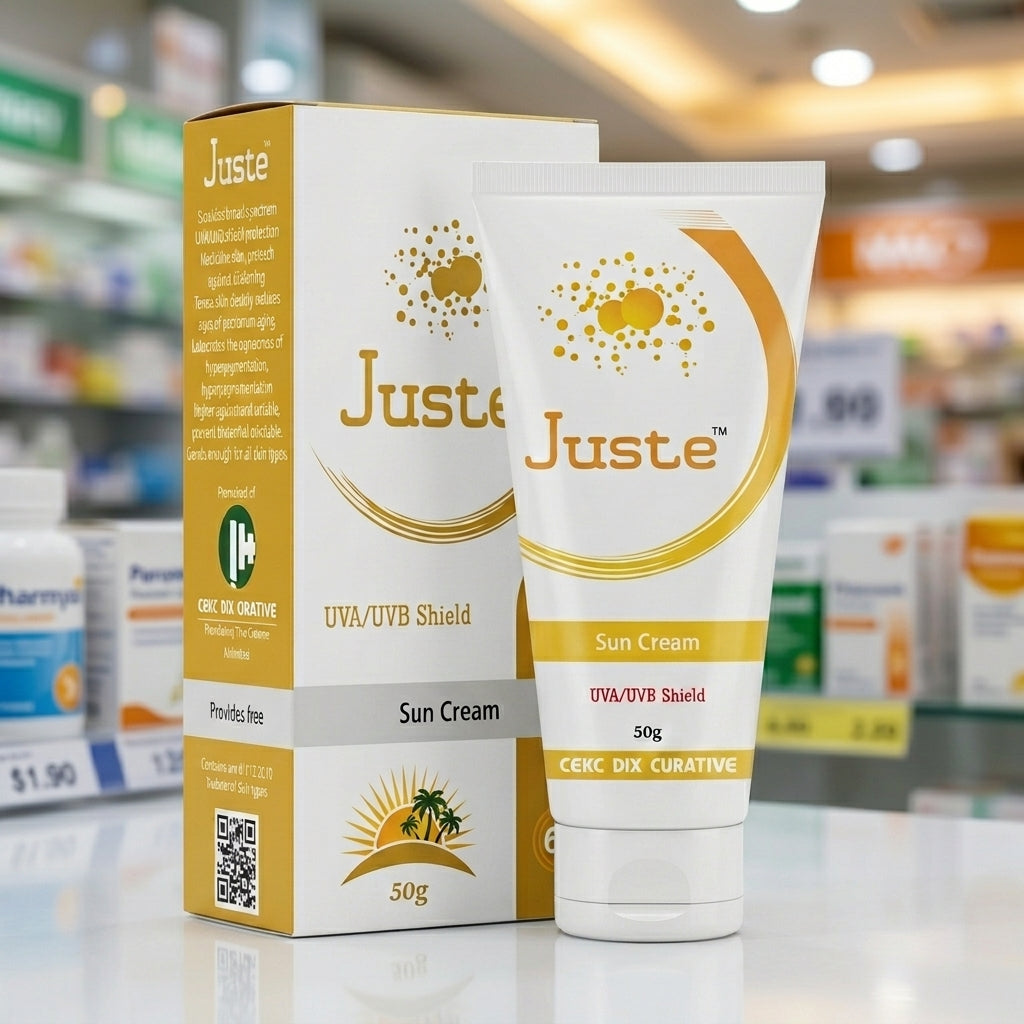 Juste SunCream SPF 60 - Paraben Free