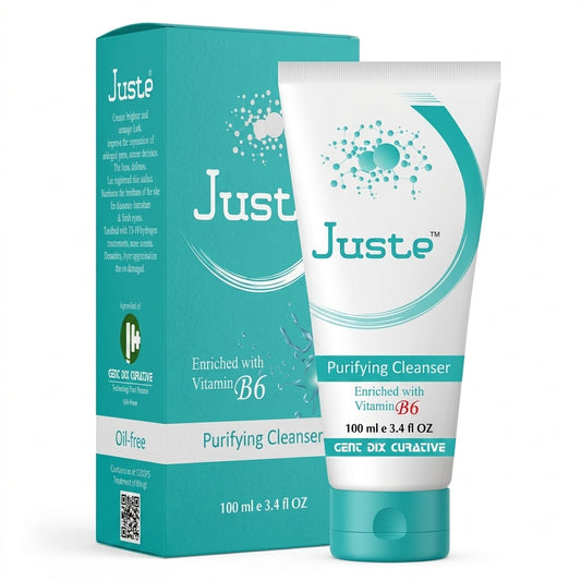 Juste Purifying Cleanser - Vitamin B6 (0.6%) + Niacinamide (Vitamin B3) (0.6%)