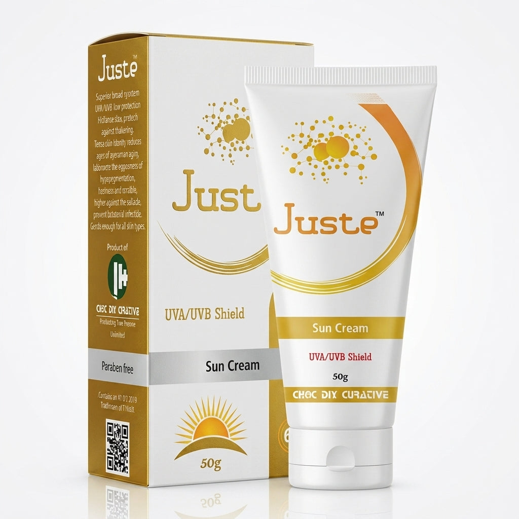 Juste SunCream SPF 60 - Paraben Free