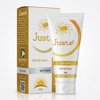 Juste SunCream SPF 60 - Paraben Free