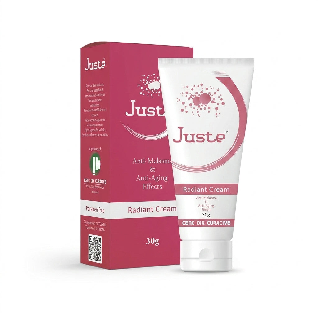 Juste Radiant Cream - Non-sticky, Non-greasy & non-allergenic